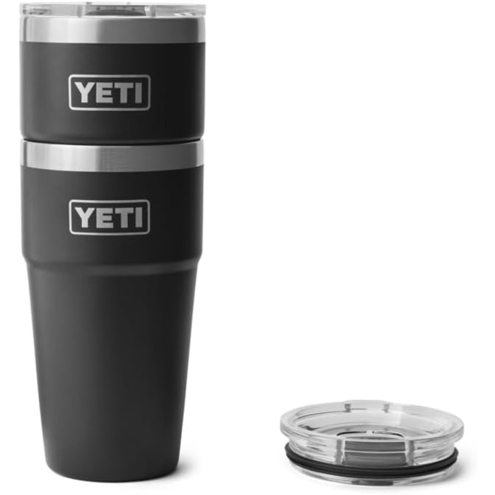Термос YETI Rambler з кришкою MagSlider, чорний, 20oz (591ml)