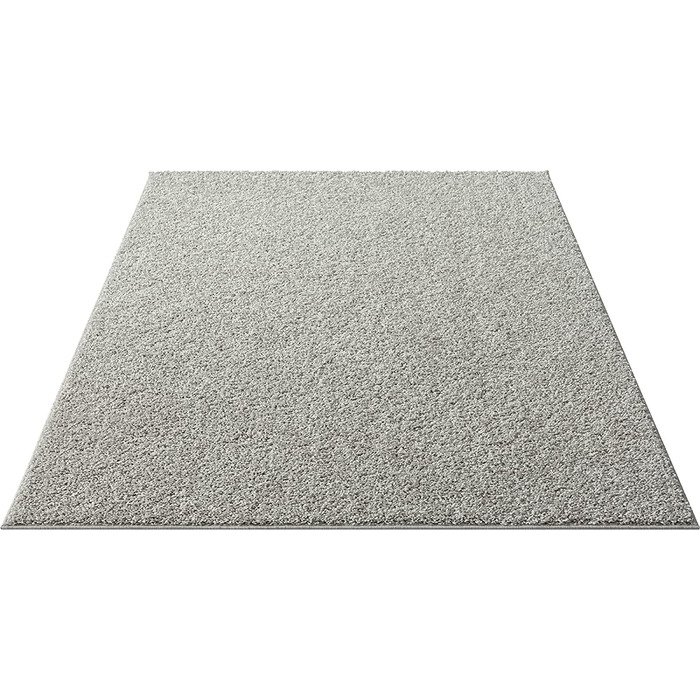 Килим Relax Shaggy килим, що миється, з високим ворсом, з довгим ворсом, для вітальні, спальні, однотонний, що миється, протиковзкий, висота ворсу 30 мм, зелений, (80 х 150 см, сірий (кошлатий))