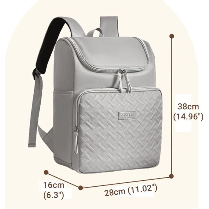 Рюкзак-холодильник 18L для пікніка: ізольований, зелений (сірий)