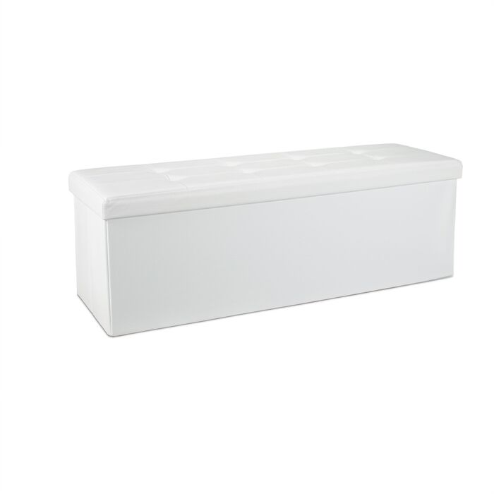 Relaxdays Складана лавка з екошкіри