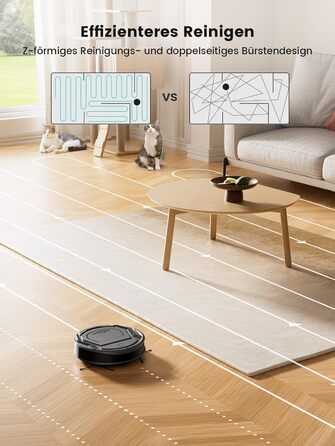 Робот-пилосос LEFANT M210 Pro+ Black: потужність 4000Pa, Wi-Fi, керування через додаток/Alexa, оминання перешкод 190°, тихий, для твердих підлог та килимів, збір шерсті тварин