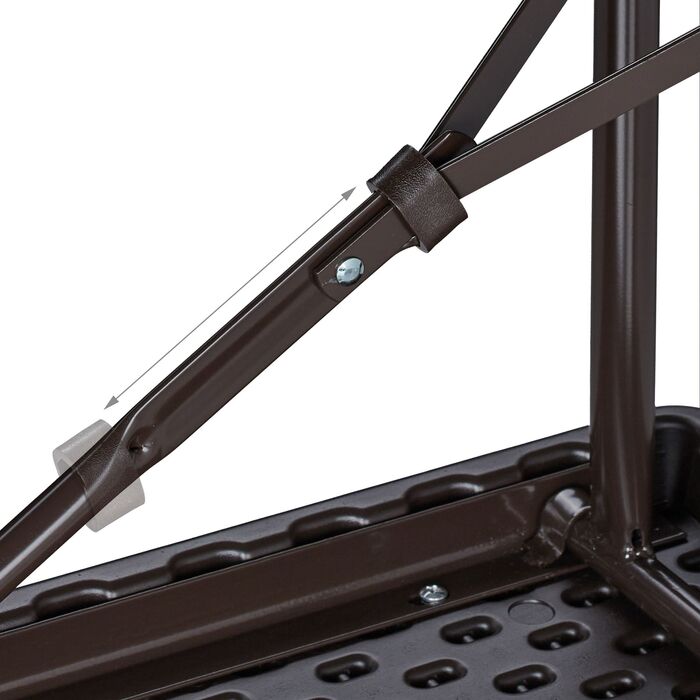 Набір з двох пивних лавок Relaxdays у коричневому кольорі