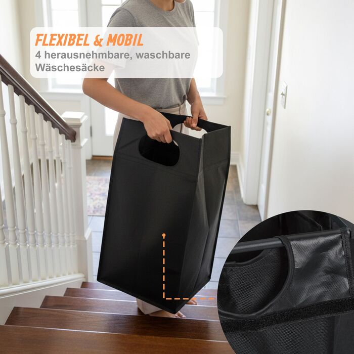 Організатор для білизни Relaxdays з 4 відділеннями та полицею