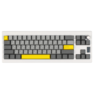 Клавіатура механічна бездротова EPOMAKER Shadow-X Wisteria Linear White (SHX-W-WL)