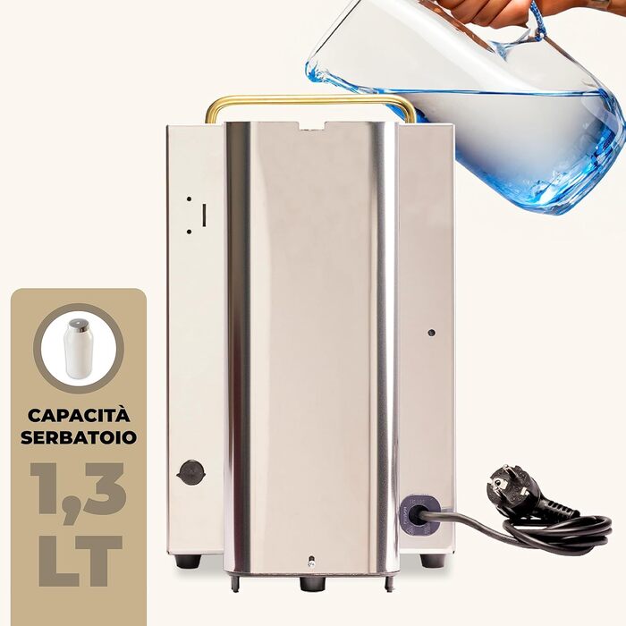 Кавомашина Faber Pro Deluxe з міді та вафельниці з Ese паперу 44 мм (з нержавіючої сталі)