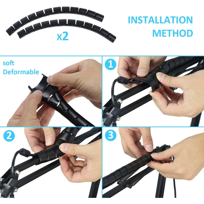 Стійка для мікрофона HyperX QuadCast з поп-фільтром та тримачем YOUSHARES - сумісна з QuadCast S, Fifine AM8, Blue Yeti, Razer Seiren Mini V3