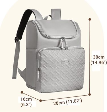 Рюкзак-холодильник 18L для пікніка: ізольований, зелений (сірий)