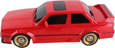 RC Дрифт-кар Drift Auto 1:16, 2.4 GHz, 30 км/год, 4WD, LED підсвічування, 2 акумулятори, Червоний