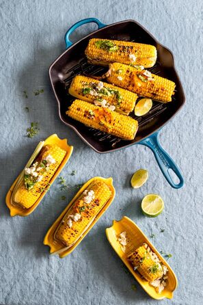 Гриль чавунний емальований Le Creuset, квадратний, 26 см, колір Meersalz Grün (Schalotte)