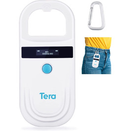 Сканер для мікрочіпів тварин Tera RFID FDX-B синя кнопка