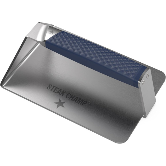 Пресс для бургера та стейка Steakchamp XXL: для хрусткої скоринки, сендвічів та фіксації м'яса, з антиковзним руків'ям