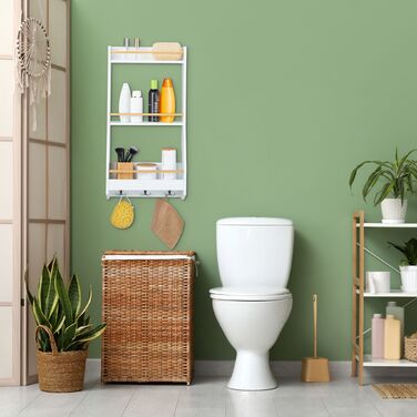 Поличка для стін з 6 гачками Relaxdays