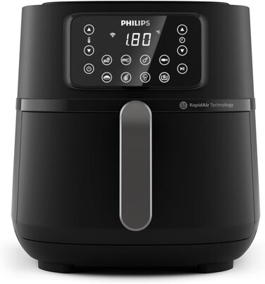 Фритюрниця Philips Airfryer 5000 XXL 7,2 л 16-в-1, Wi-Fi, 90% менше жиру, рецепти, Rapid Air