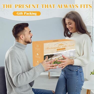 Дерев'яна підставка для тортів з кришкою, 30 см, кругла, поворотна, для випічки та декорування