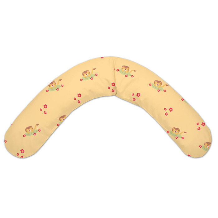 Подушка для вагітних та годування Theraline Dodo з наповнювачем-перлинами та чохлом, 170 см