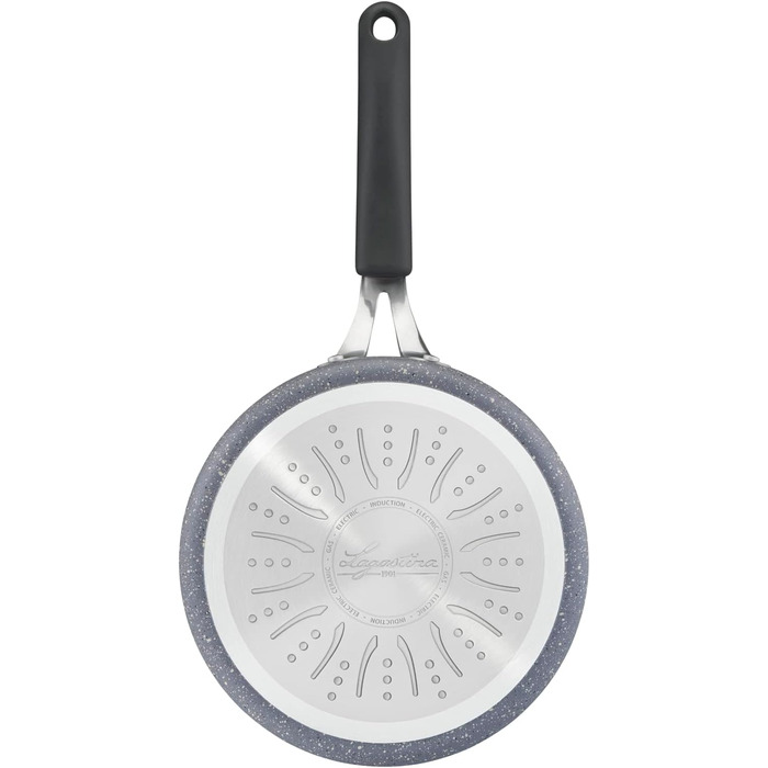 Каструля Lagostina Tempra Mineral, Ø 16 см, з нержавіючої сталі та алюмінію, з мінеральним покриттям, силіконовий ручка, ефект каменю, для всіх джерел тепла