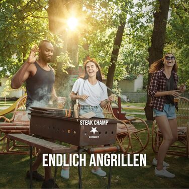 Пресс для бургера та стейка Steakchamp XXL: для хрусткої скоринки, сендвічів та фіксації м'яса, з антиковзним руків'ям