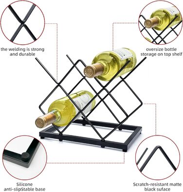 Полиці для вина на стільницю, полиці для вина на робочу поверхню