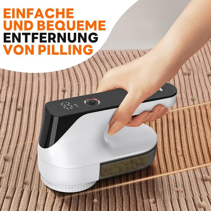 Електричний видальник ворсу Ziitty: 3 режими, 6 лез, для різних тканин. Ідеально для сім'ї