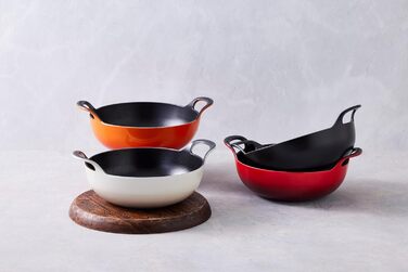 Набір для приготування бальті Le Creuset, чавун, 24 см, 2.7 л, колір - вогнищевий