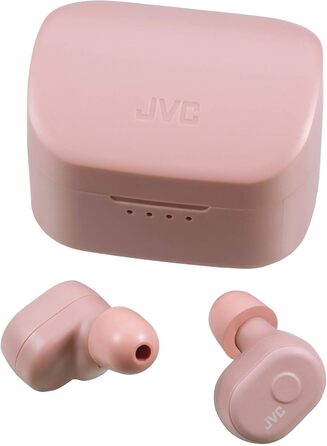 Бездротові навушники-вкладиші JVC HA-A10T-PU Bluetooth, Dusty Pink, IPX5, піна з ефектом пам'яті, 14 годин роботи