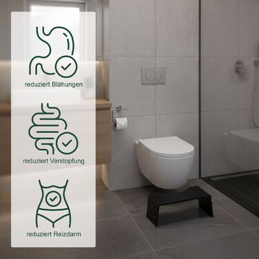 Складаний табурет для туалету Relaxdays з бамбука