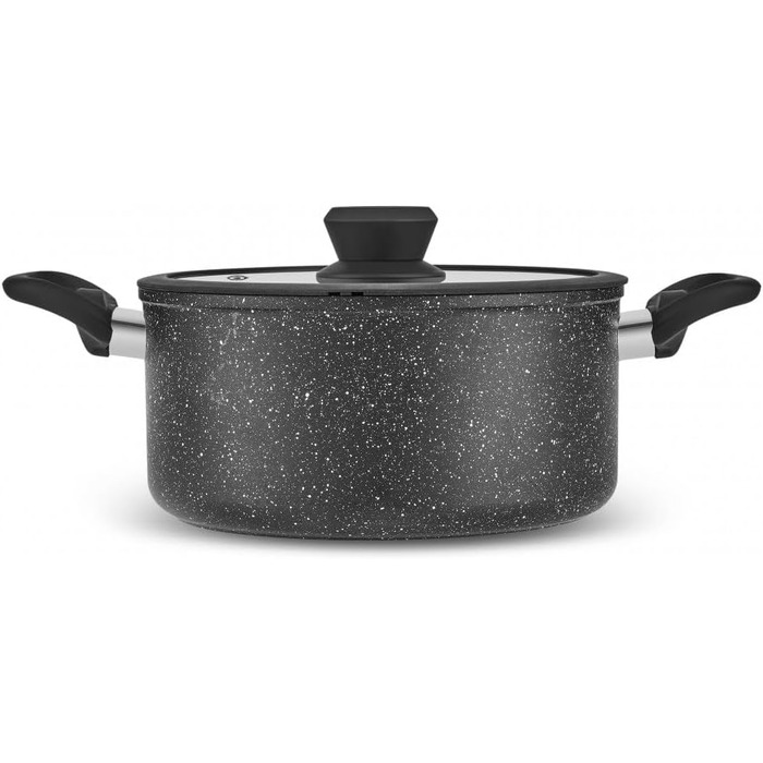 Набір посуду Karaca Nebula 7 предметів з кераміки з антипригарним покриттям SwissCrystal (без PFAS)