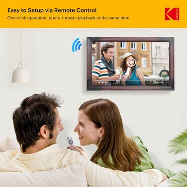 Цифровий фотоальбом Kodak 10 дюймів з Wi-Fi, 32GB, IPS HD сенсорний екран, авто-поворот, для дому та офісу