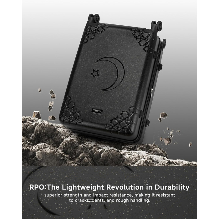 Набір валіз Sea Choice: 3 валізи з жорстким корпусом, розширювані, з TSA замком (20, 24, 28 дюймів)