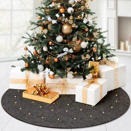 Ковдра для різдвяної ялинки світлодіодний червоний (50 світлодіодів) з 8 функціями підсвічування - Різдвяна ковдра для різдвяної ялинки в якості захисту від підлоги