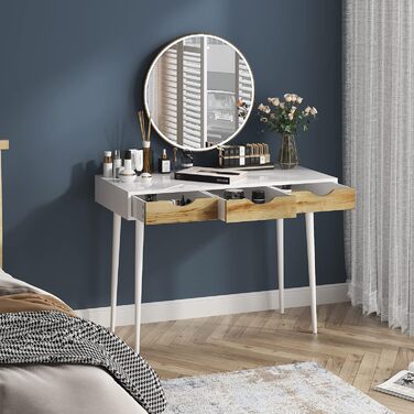 Стол письмовий з шухлядами 110 см SogesHome - білий, 110 x 50 см