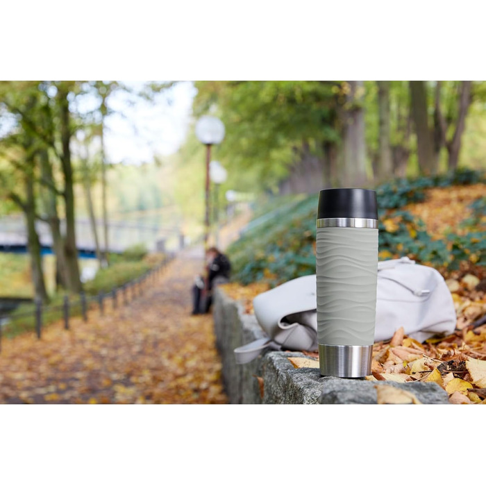 Термокружка EMSA Wave Design N2011900 (0,5 л, 6 год тепло/12 год холод, не протікає)