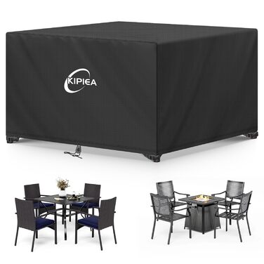 Чохол для садово-патіо меблів Kipiea, водонепроникний, прямокутний, 242x162x100 см, захист від снігу та сонця