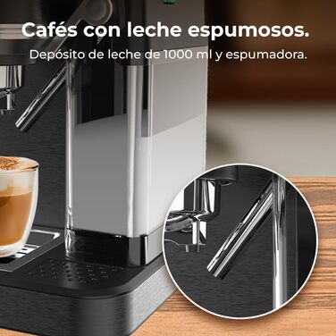 Еспресо-машина Cecotec Power Espresso 20: еспресо, капучино, холодний лате, 20 бар, професійна якість