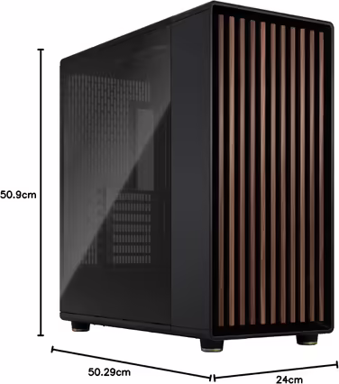Корпус для ПК Fractal Design North XL Charcoal Black TG-EATX Full Tower з 3 вентиляторами 140 мм PWM
