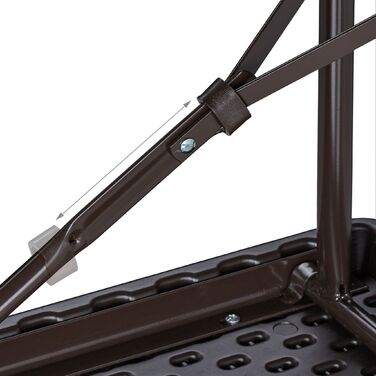 Набір з двох пивних лавок Relaxdays у коричневому кольорі