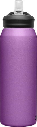 Пляшка для води з вакуумною ізоляцією Пляшка для води 1 л/32 унції, пурпуровий, 1 л, пластиковий 907 г пурпурний
