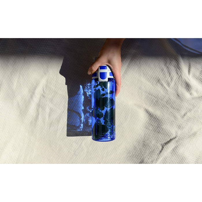 АНТРАЦИТОВА пляшка для пиття SIGG загального кольору (1 л), що не містить забруднюючих речовин і герметична, легка і не б'ється пляшка для пиття з тритану, (синя, одноразова)