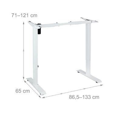 Регульована по висоті стільниця Relaxdays