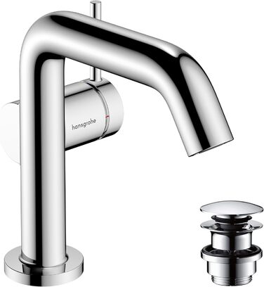 Змішувач для ванної кімнати Hansgrohe Tecturis S Fine з Push-Open, CoolStart, EcoSmart+ та виливом 110 мм, хром