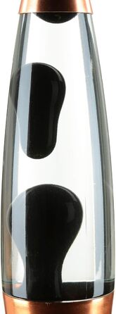 Ретро-лава Easylight ROXY фіолетово-чорна з вимикачем висотою 40 см G9 декоративна блискуча лампа для вітальні (мідна, прозора, чорна)
