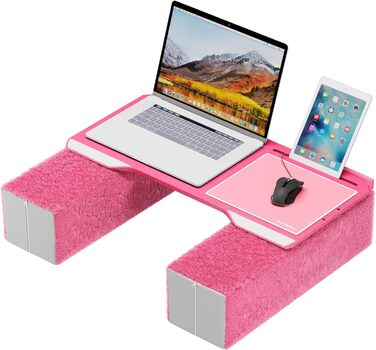 Couchmaster CYWORX: ергономічний стіл для ноутбука на диван, софу чи ліжко (рожевий)
