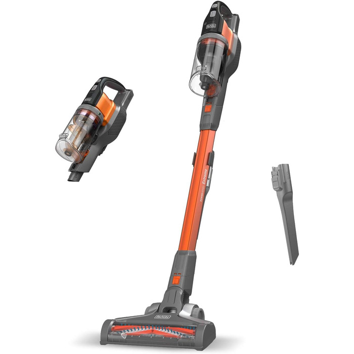 Акумуляторний пилосос BLACKDECKER 4in1 (18 В, 2,0 Агод, без мішка, електрична щітка, акумуляторний, включаючи аксесуари) BHFEV182C