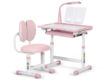 Комплект меблів Evo-Kids (стіл+стілець+полиця+лампа) BD-20 PN