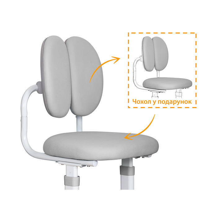 Дитяче крісло ErgoKids Mio Ergo Grey (арт.Y-507 G)