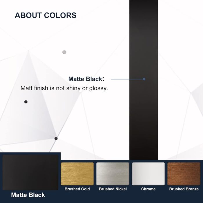 Дзеркало для ванної кімнати MOON MIRROR прямокутне з металевим каркасом, 50.8 x 71.1 см, чорний матовий