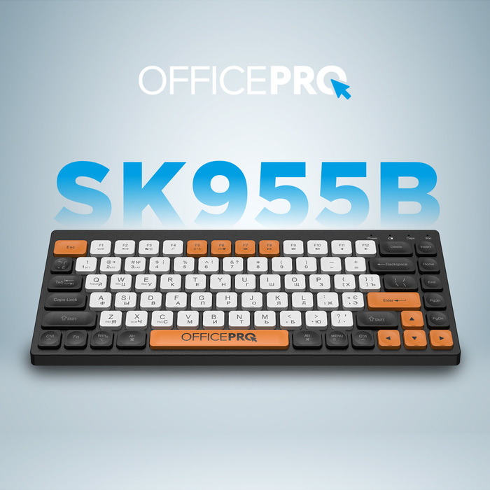 Клавіатура бездротова OfficePro (SK955B)