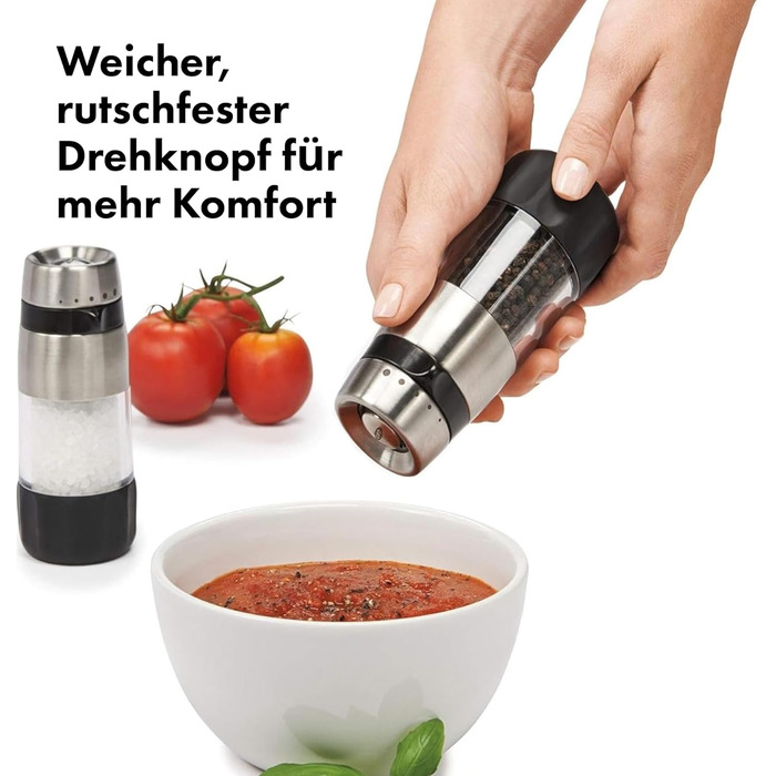 Контейнер для зберігання їжі OXO Good Grips з нержавіючої сталі, 18/8, Salt and Pepper