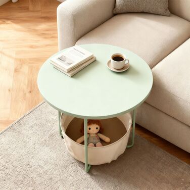 Relaxdays: Приставний столик з кошиком