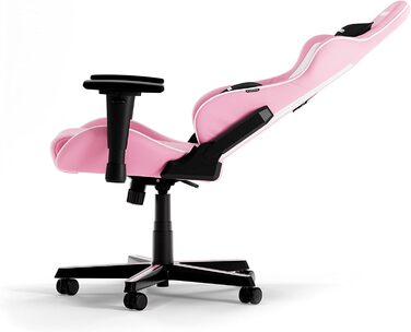 Ігрове крісло DXRacer FORMULA L ПВХ шкіра (рожевий/білий)